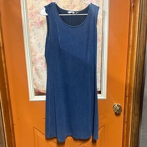 Sleeveless Denim Dress